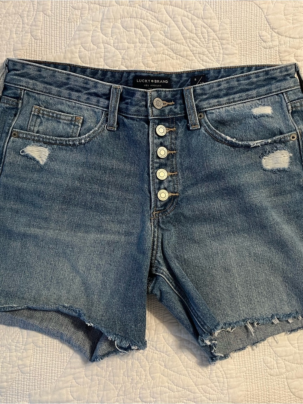 Lucky Brand cut-Off Denim Shorts